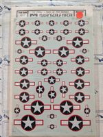 Microscale decals USAAF Insignias red border ca. 1943
