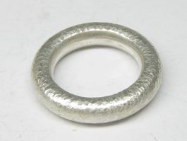 Pneu Ring Silber 925 Hammerschlag Gr. 54