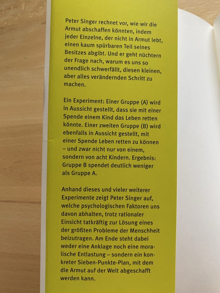 Libri: Leben retten - Peter Singer – Usato da Schwarzenburg venduto da Michellu 4