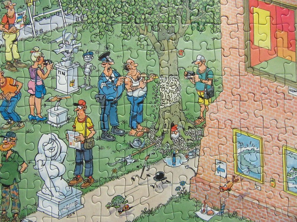 1000 Teile Puzzle 'Victor Hugo – Die Galerie Der Legenden' Im Buchformat – Hardcover-Box Fürs Bücherregal
