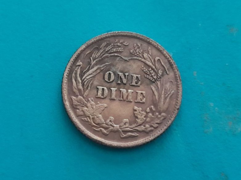 Toutes les monnaies: 1 Dime 1866, USA – D'occasion à Aarau par Reto_BA_01 1