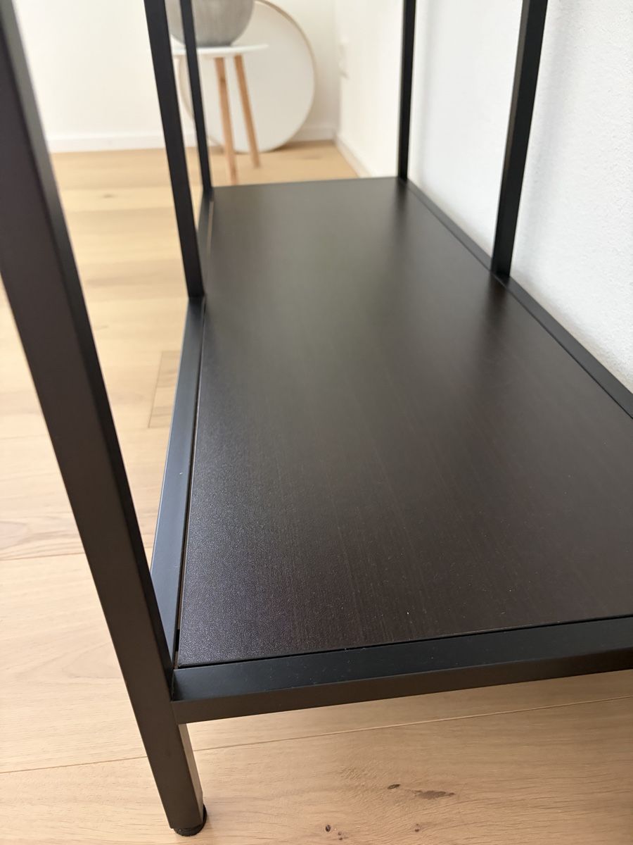 Scaffali: Regal Metall Schwarz Glas 2 Ablagen – Nuovo (secondo la descrizione) da Bottighofen venduto da Tam_Hei 3