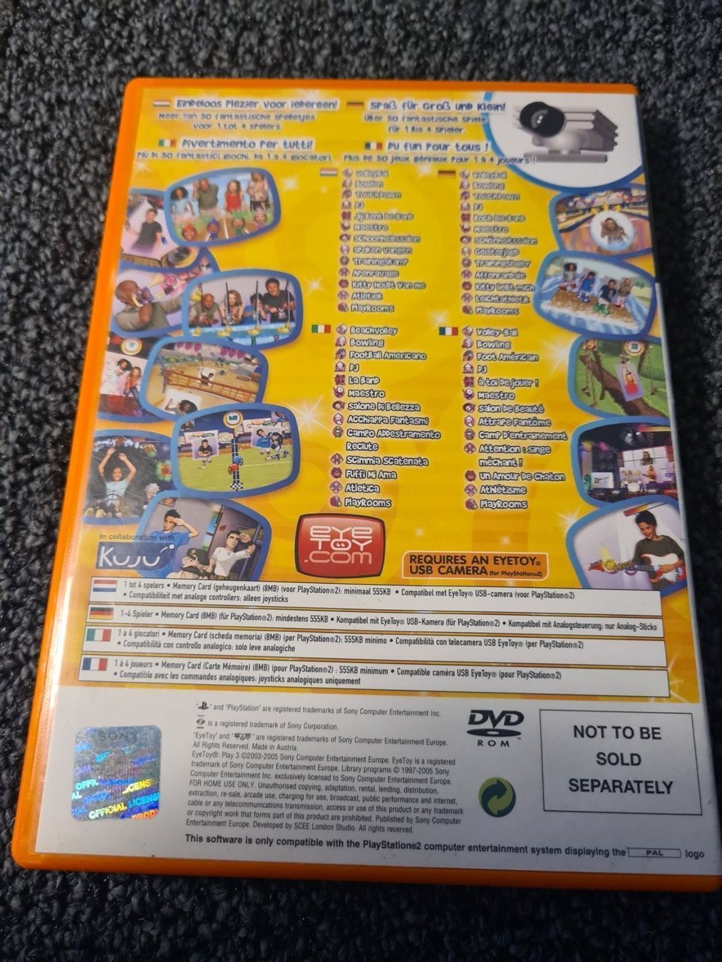 Giochi: EYETOY PLAY 3 PS2 – Usato da Ruswil venduto da jan_bxl5 1