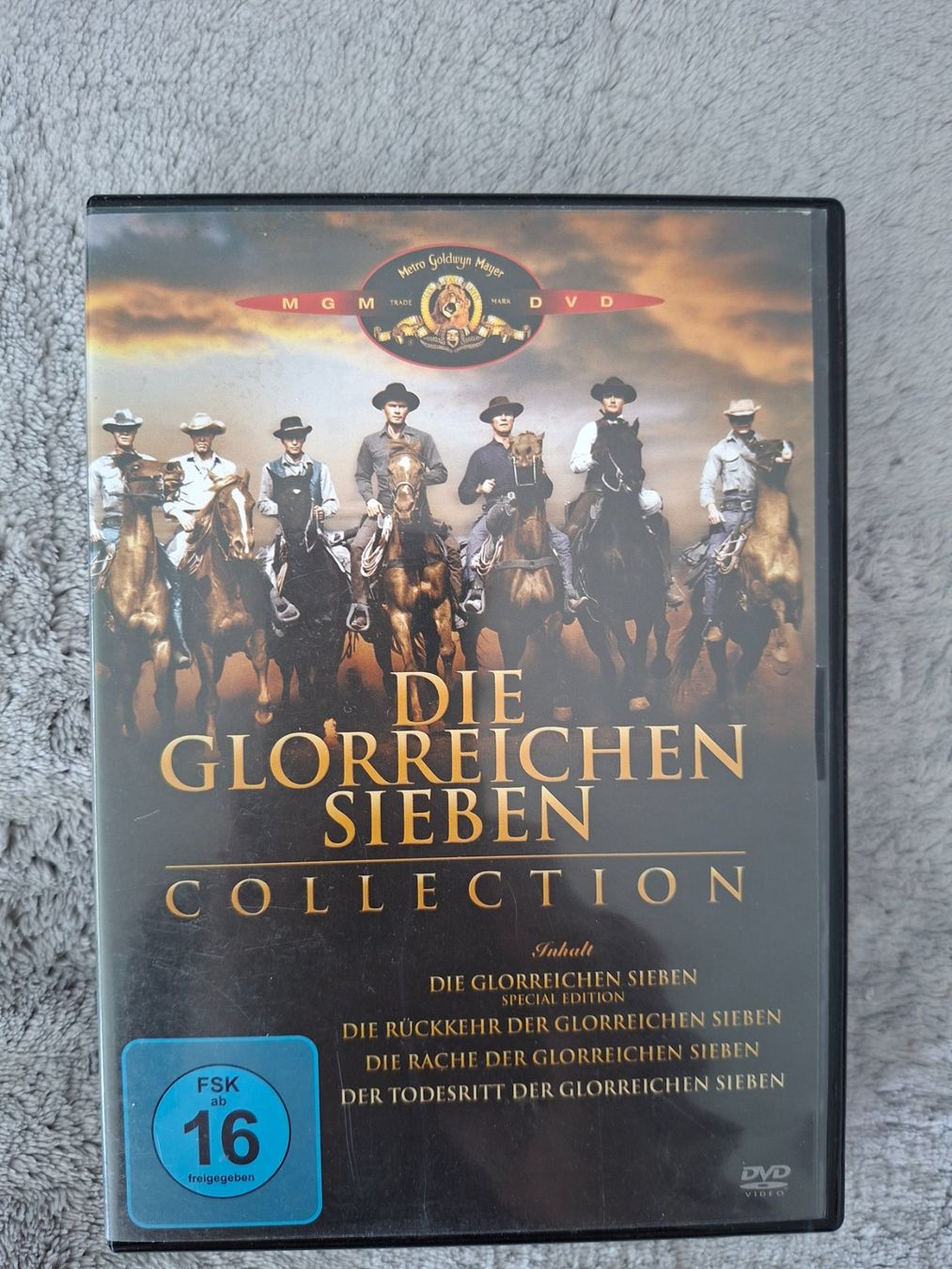 Tutti i DVDs: DIE GLORREICHEN SIEBEN  1 - 4 – Usato da Aesch BL venduto da Burschi59