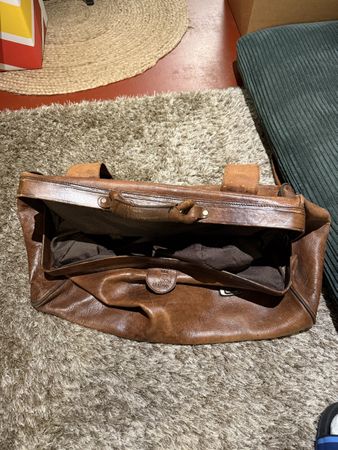 Ben Lhachmi Doctor/Ledertasche Vintage