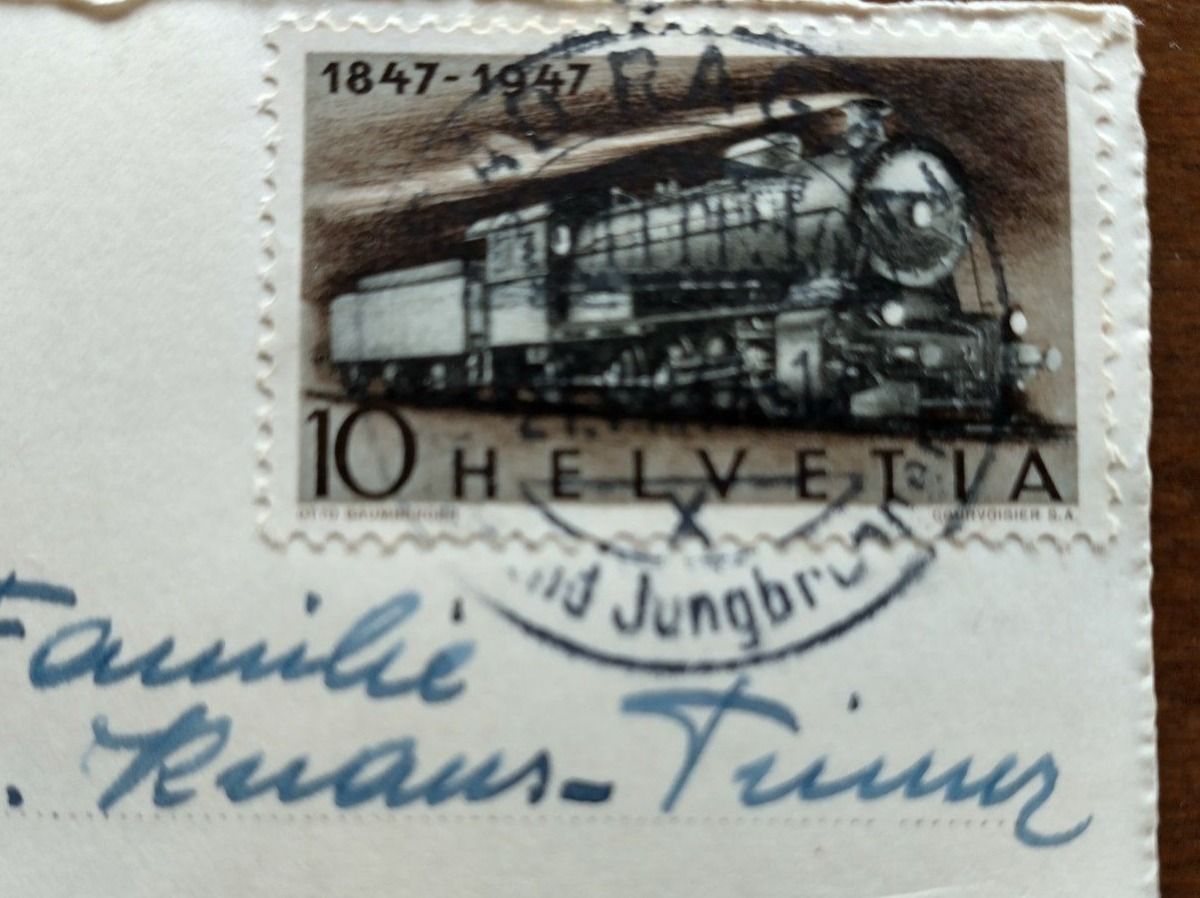 Cartoline postali: Ansichtskarte Taminaschlucht 1947 – Usato da Wildhaus venduto da Hukwildhaus 2