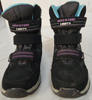 Kinder Winterschuh, Schwarz, Gr 35, gut erhalten