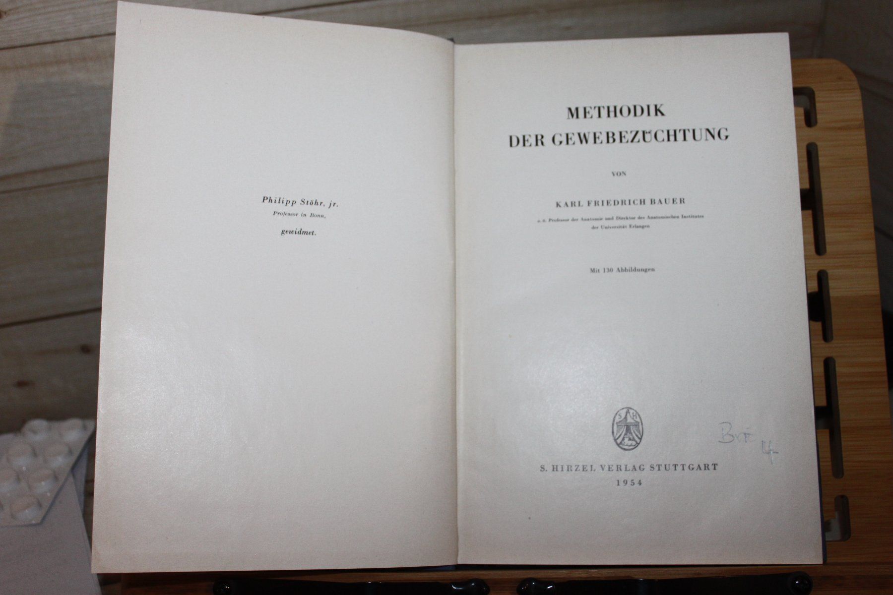 Bücher: Methodik der Gewebezüchtung - Karl F. Bauer – Gebraucht aus Urdorf von Buchprofi 1