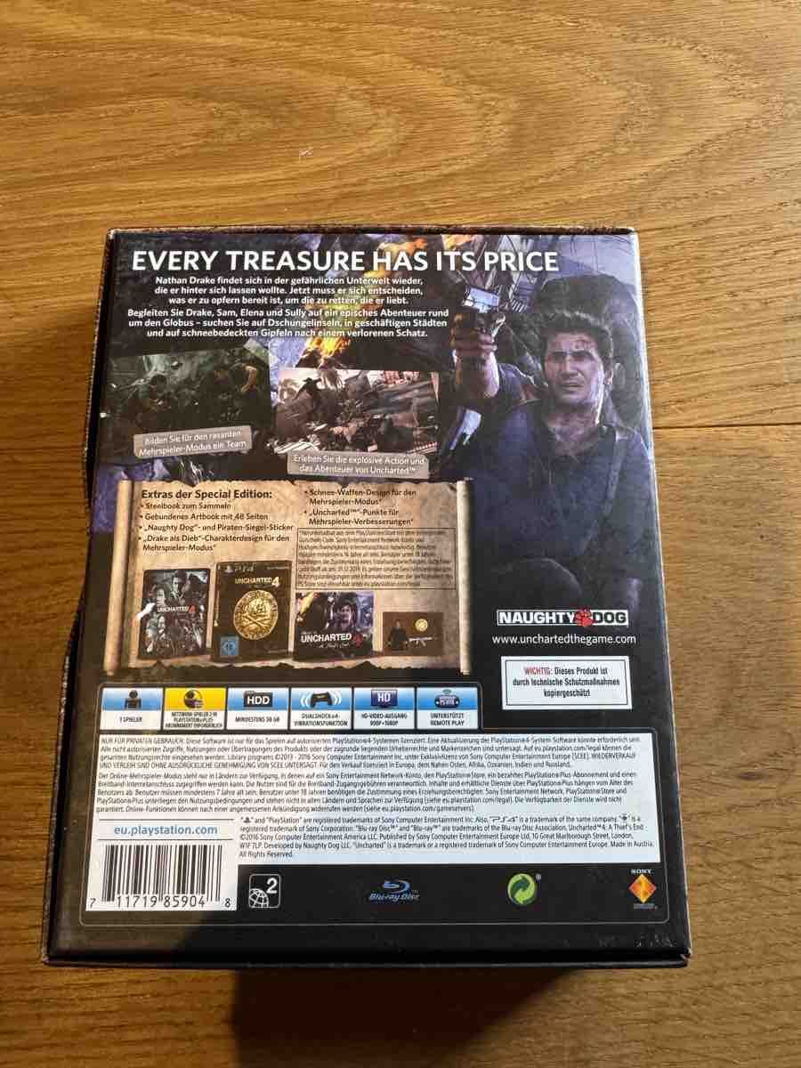 Spiele: Uncharted 4 - A Thief's End Special Edition – Gebraucht aus Schwendibach von _pascal_14_ 1