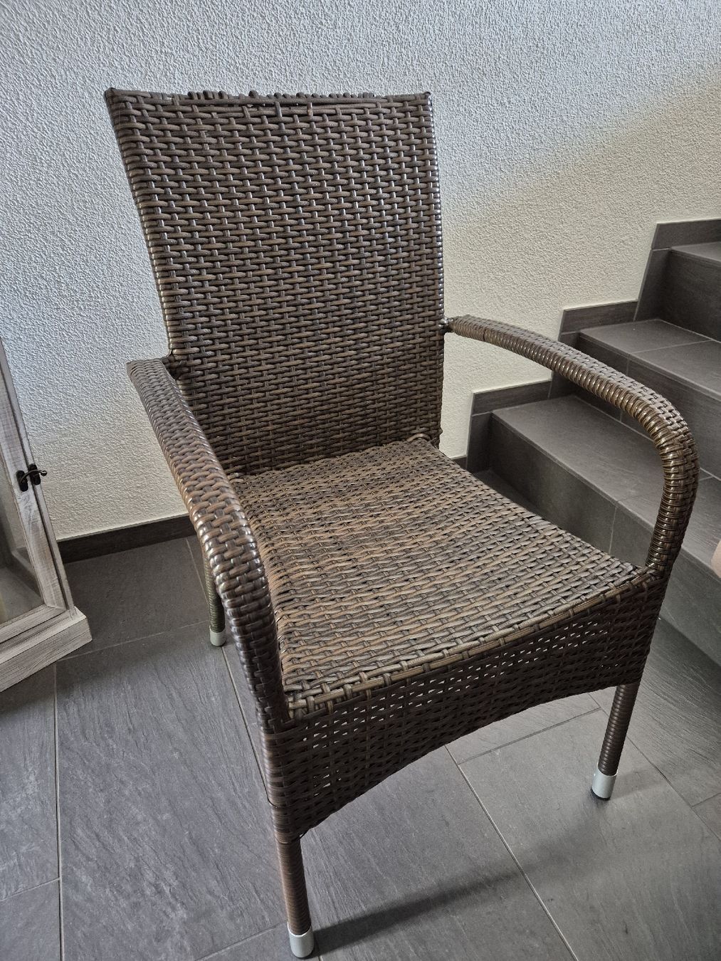 Sedie: Gartenstuhl, Rattan, braun – Usato da Küssnacht am Rigi venduto da Andlin88