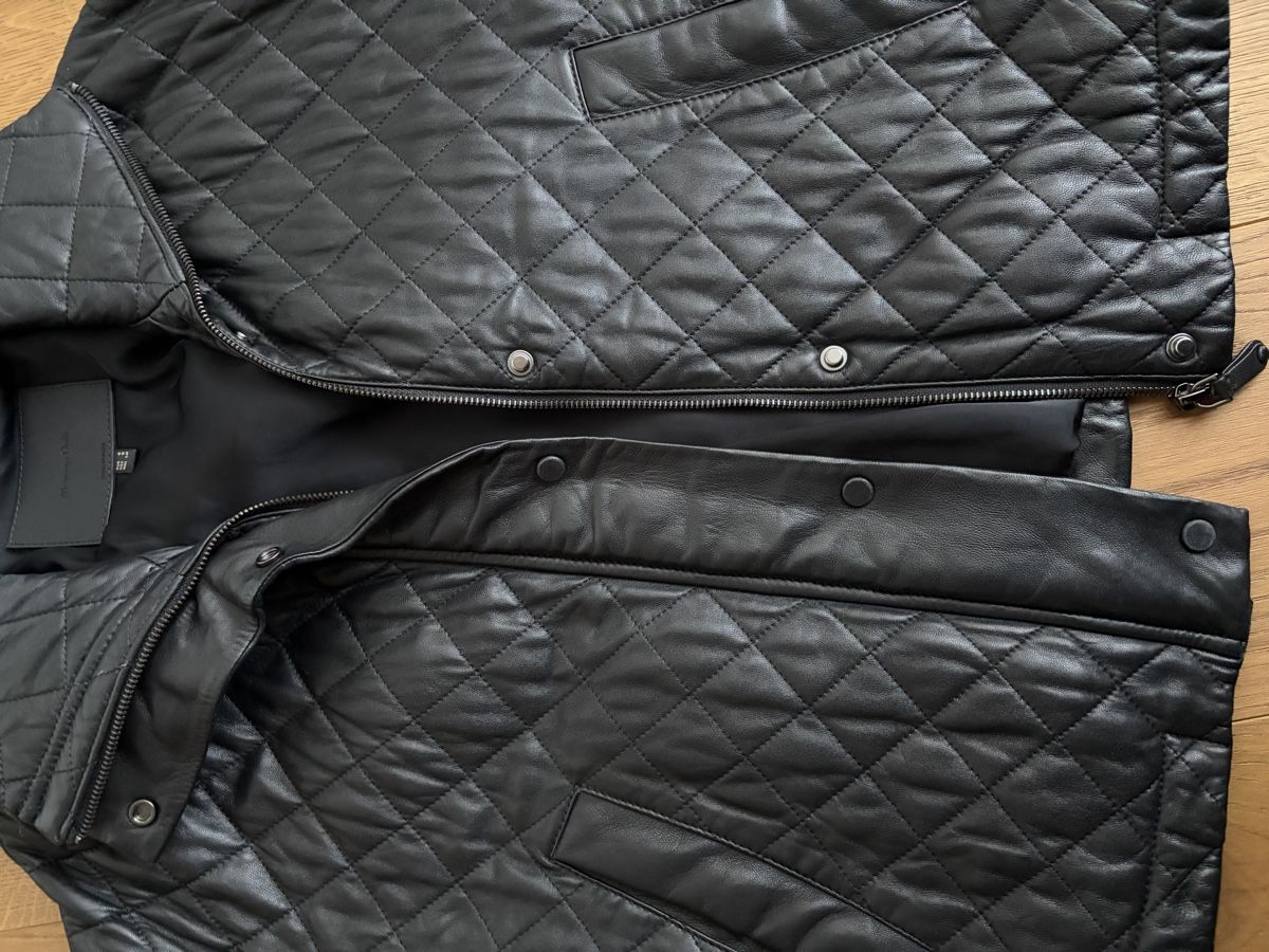 Massimo Dutti Giacche: Massimo Dutti Lederjacke gesteppt schwarz Grösse S – Usato da Chur venduto da Mity88 6