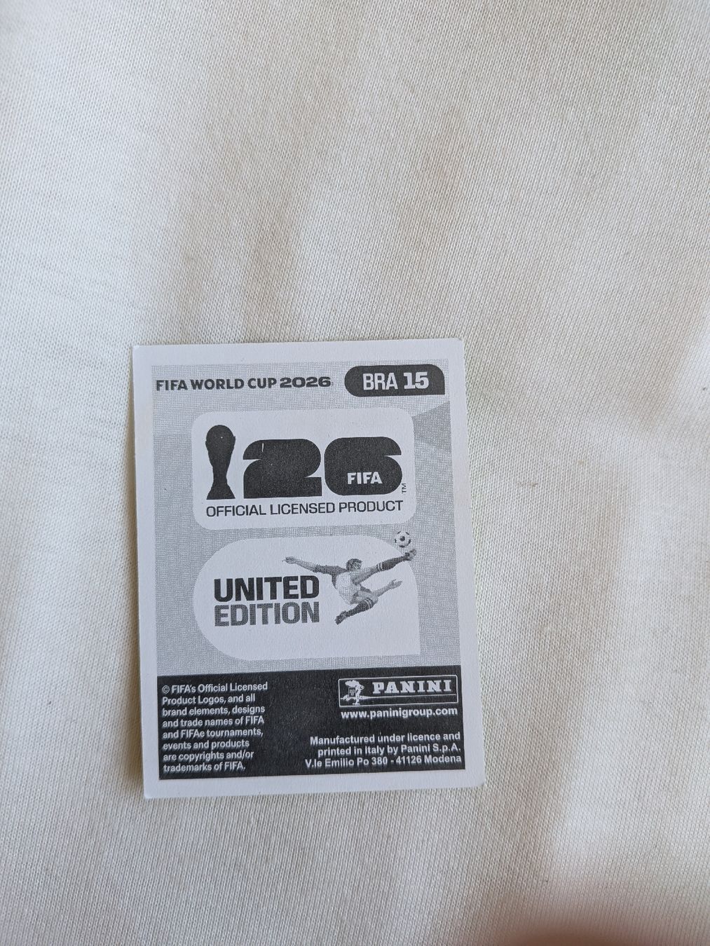 Panini Carte collezionabili: Panini Bild BRA 15 – Nuovo (secondo la descrizione) da Eschenbach SG venduto da SanFranciscoCalifornia 1