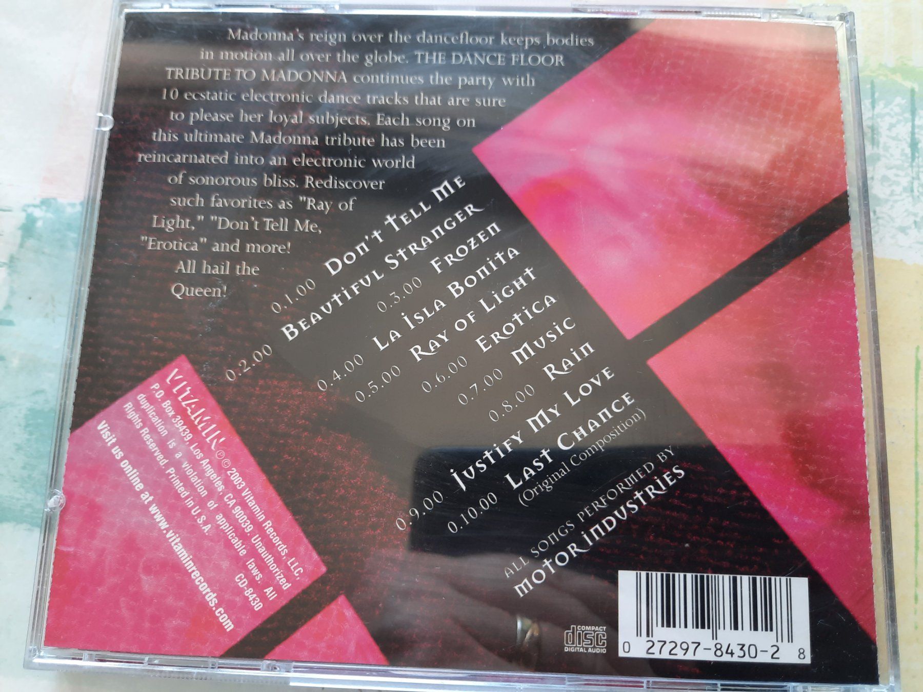 CD: Cd The Dancefloor tribute to Madonna  – Usato da Pully venduto da bro_n52j 1