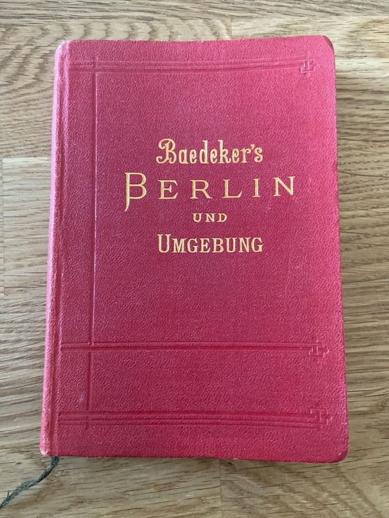 Baedeker Berlin und Umgebung 1908 Kaufen auf Ricardo