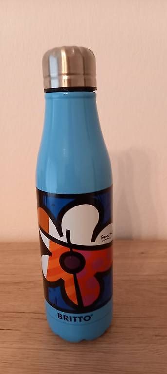 Trinkflaschen & Thermosflaschen: Britto "Floral Blue" Thermoflasche ml 500 – Gebraucht aus Uster von dan_w8bc