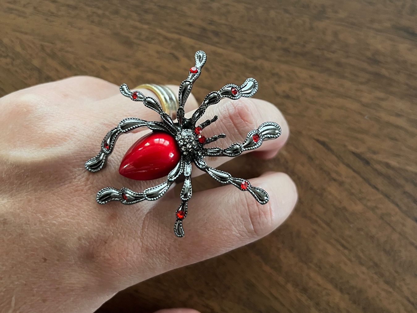 Anelli: Spinnen-Ring ( one Size), massiv – Nuovo e nell'imballaggio originale da Gams venduto da Mariawicca 7