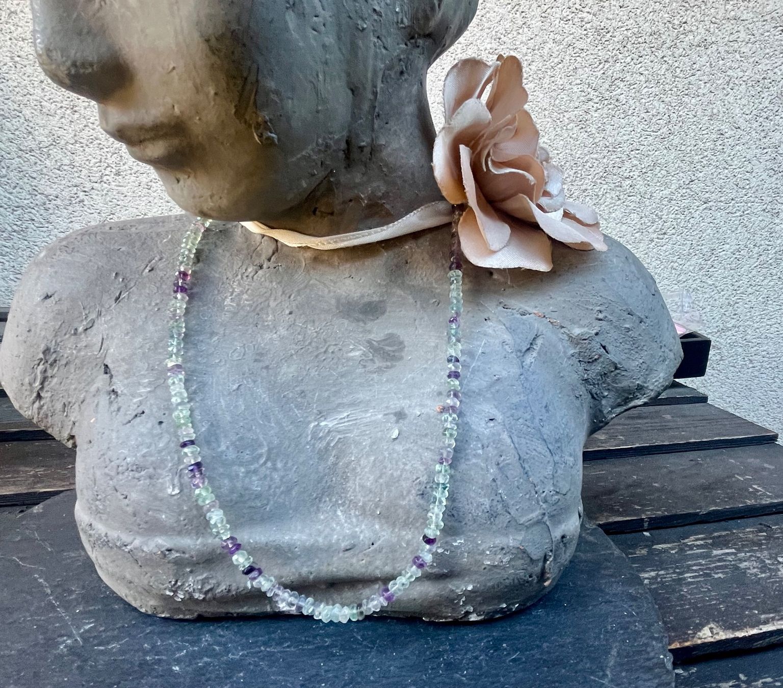 Catenine: Fluorit Kette – Nuovo (secondo la descrizione) da Diegten venduto da hamofi57 4