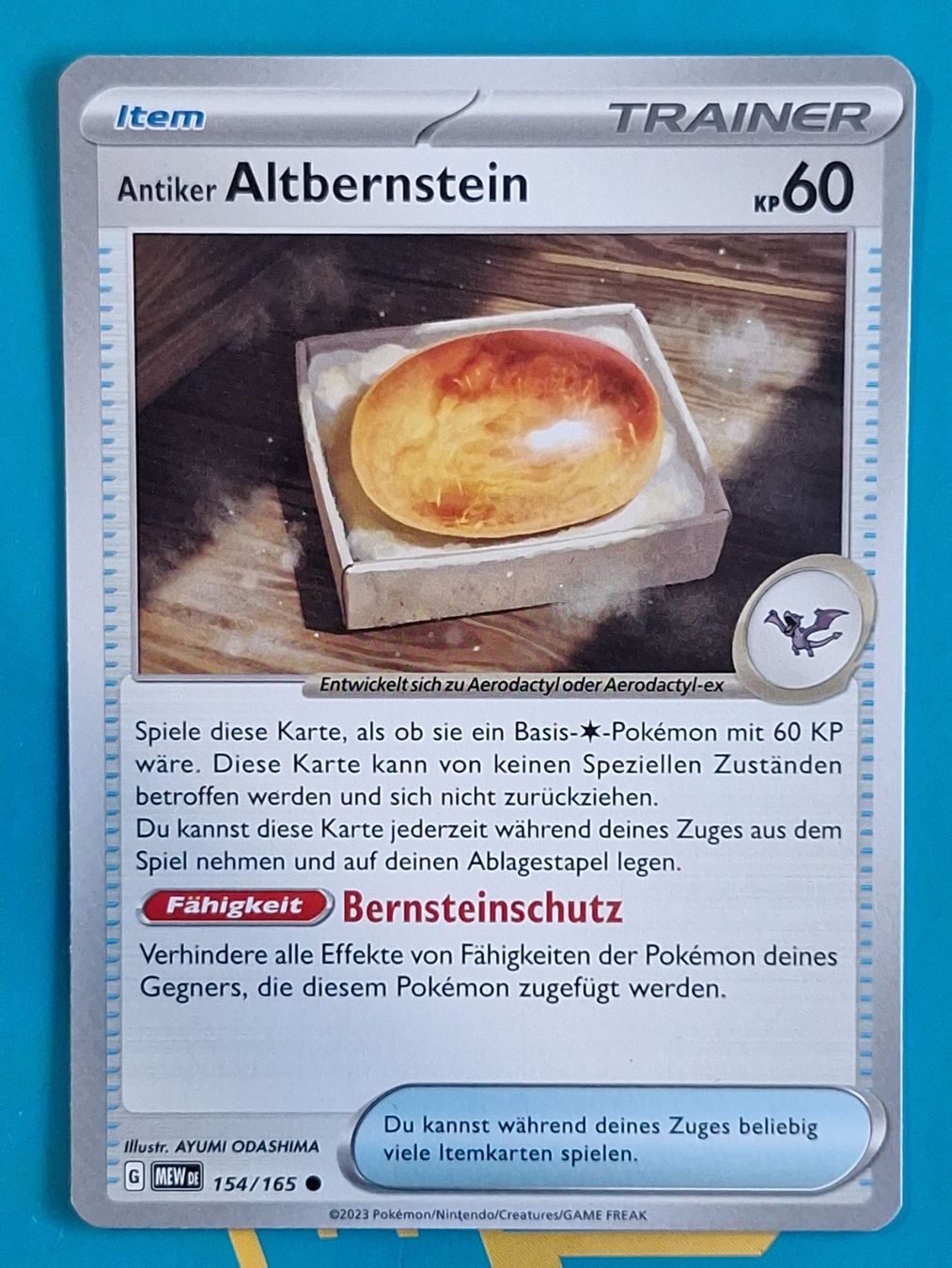 Pokémon Carte collezionabili: Antiker Altbernstein - Mew 151 - #2.8 – Usato da Altstätten SG venduto da GGsGameshop
