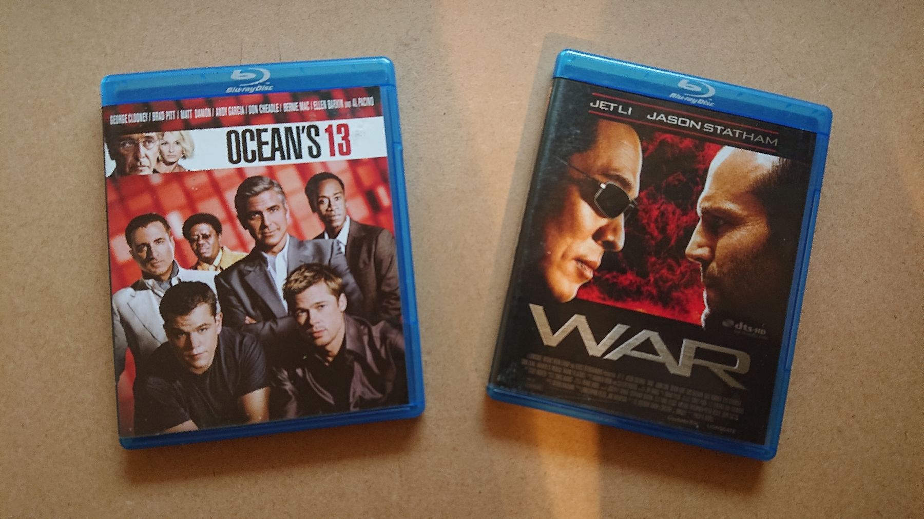 Alle DVDs: 2 Blu-ray Filme Ocean's 13 und War – Gebraucht aus Chur von FreakofRarity