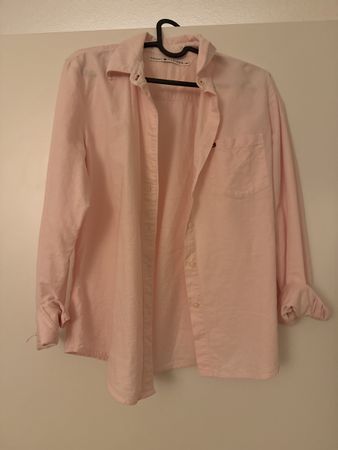 Tommy Hilfiger Oxford Shirt - Pink, Size M, Spring!🌸 (53)