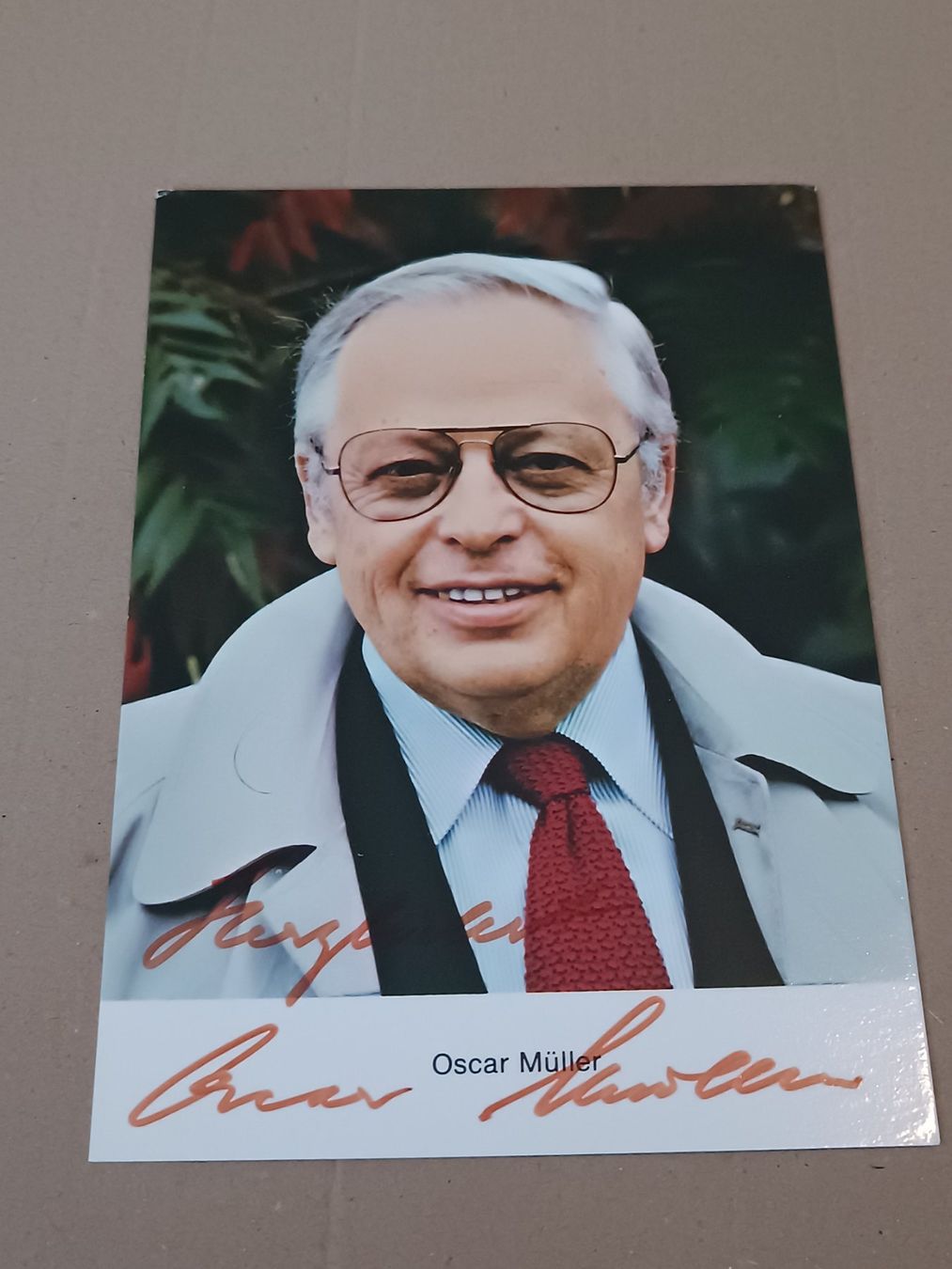 Autografi: Oscar Müller - original signierte Autogrammkarte – Usato da Menziken venduto da Autogramme