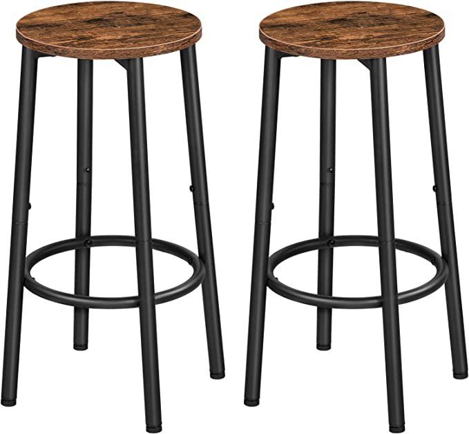 Hocker: Barhocker 2er-Set Barstuhl weiche Kanten Tresenhocker 65cm – Neu und originalverpackt aus Herisau von Zevora