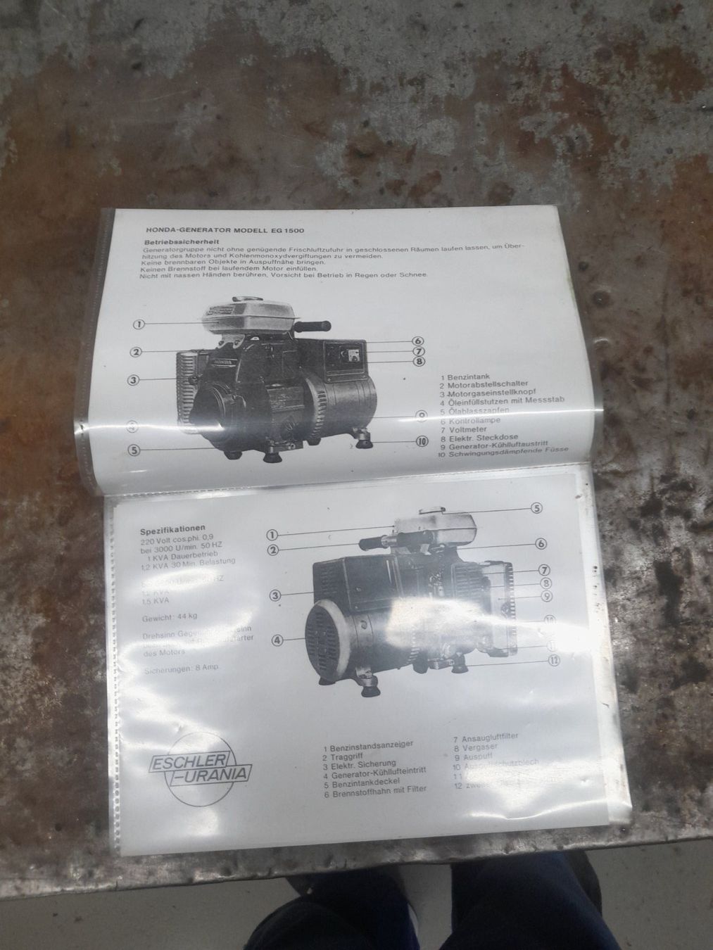 Honda Generatori di corrente: Notstromgruppe – Usato da Kyburg-Buchegg venduto da Monkey62 5