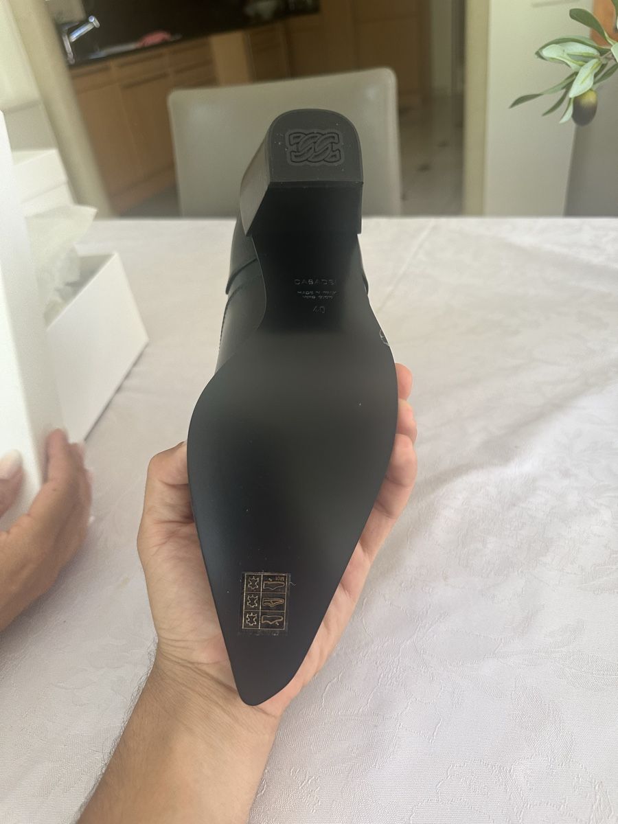 Casadei Scarpe da donna: Casadei pellame 8 sense nero stivale – Nuovo e nell'imballaggio originale da Pregassona venduto da chr_ss7h 1