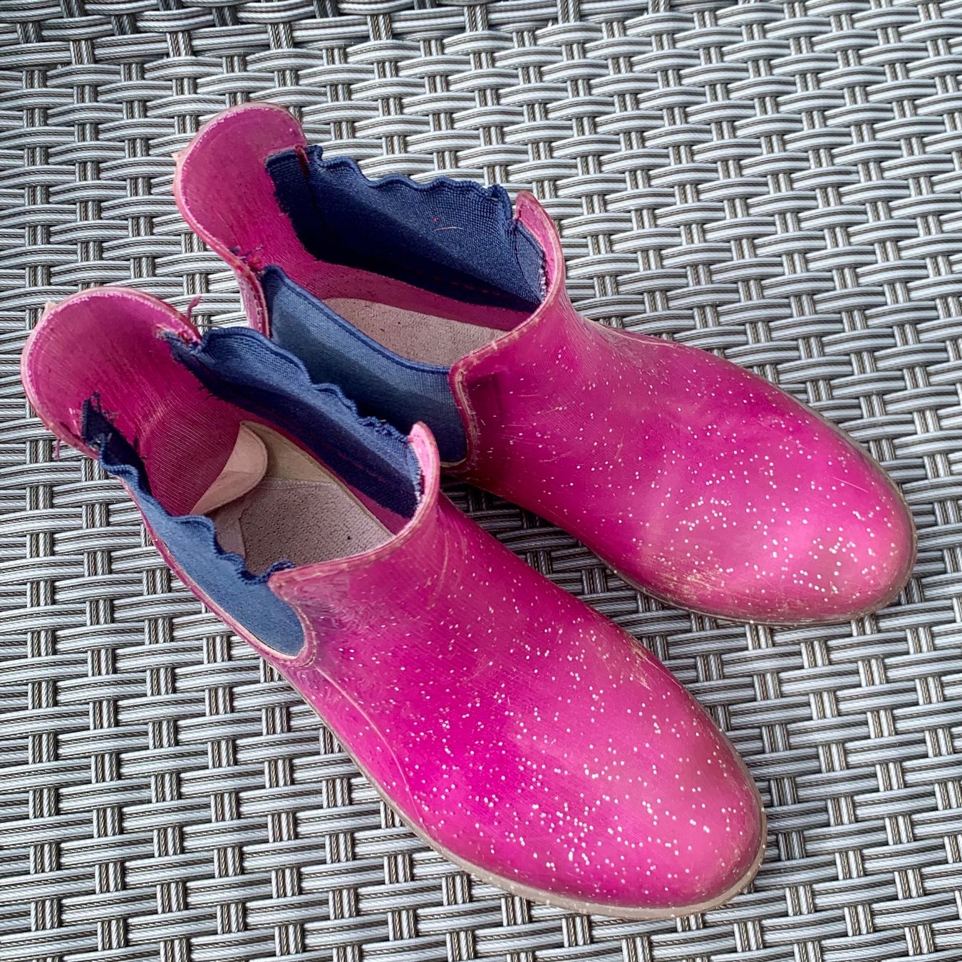 Scarpe per ragazze: Reitstiefeletten Glitzerpink Grösse 30 – Usato da Langendorf venduto da Stadtkind 1