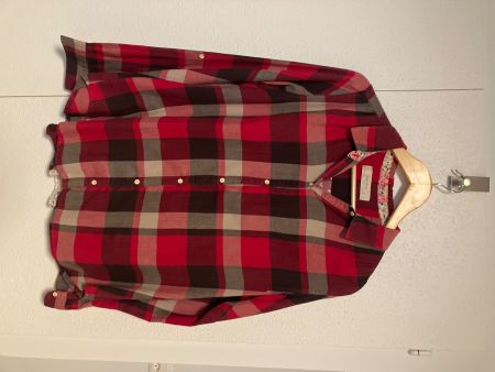 Rotes Herbst Hemd, Holzfäller Stil, Grösse L, Top Zustand