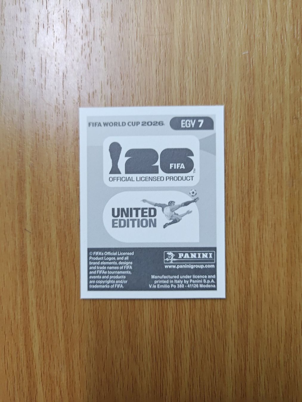 Panini Carte collezionabili: Panini WM 2026 Sticker - EGY 7 – Usato da Hochdorf venduto da all_u_want 1