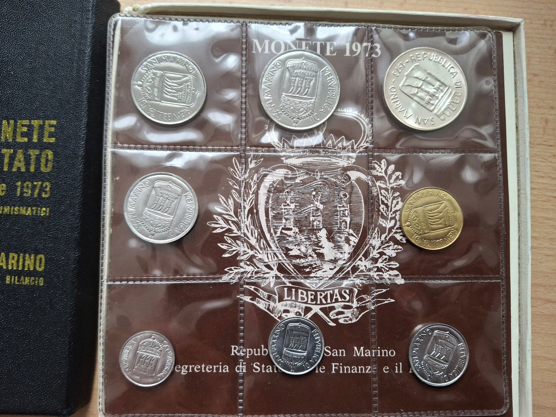 Tutti le monete: San Marino Münzset 1973 – Usato da Dielsdorf venduto da rosmani 1