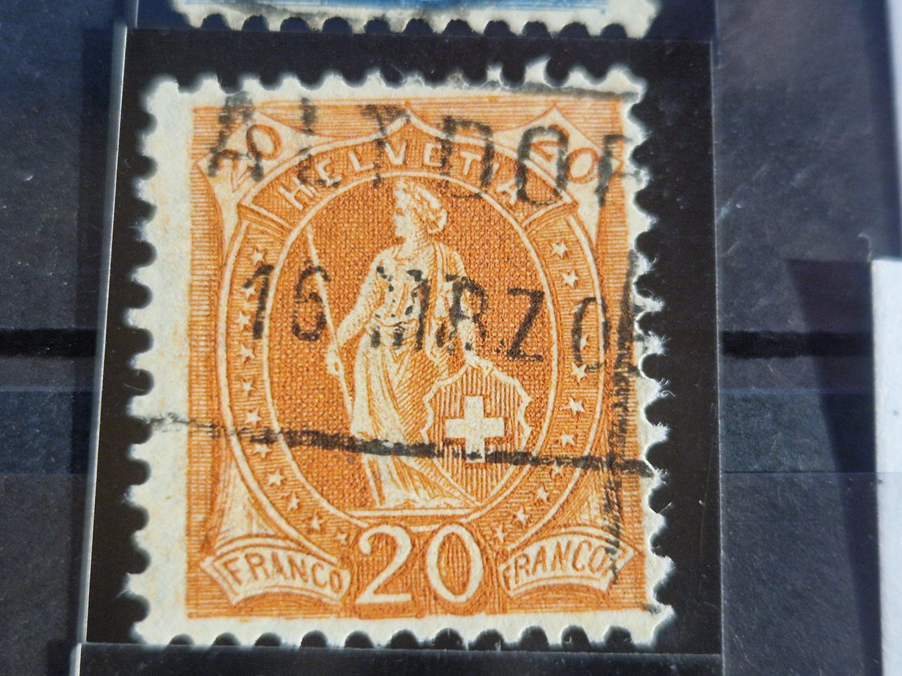 Tutti i francobolli: Stehende, verschiedene Plattenfehler/Retouchen, ab 1.- – Usato da Burgdorf venduto da Glossy01 2