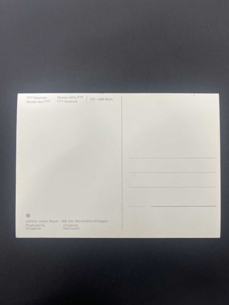 Cartoline postali: Ansichtskarte PTT-Museum San Bernardino – Usato da Muttenz venduto da Totkel 1
