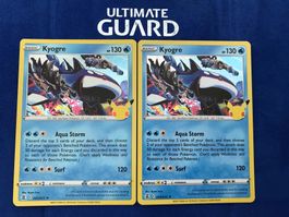 2x Pokemon TCG - Kyogre Holo EN