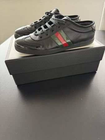 Gucci Sneaker schwarz Leder