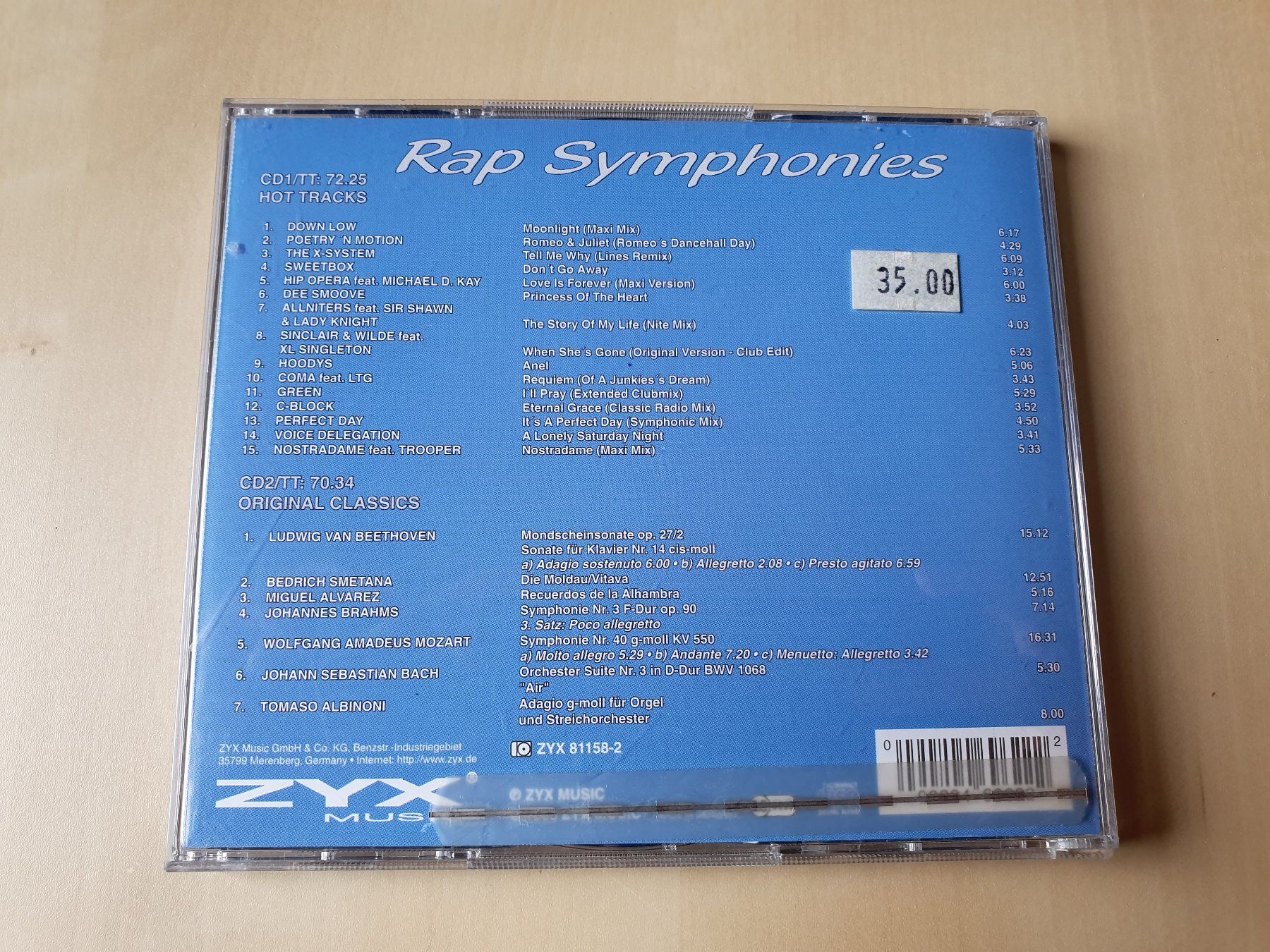 CDs: Rap Symphonies – Gebraucht aus Stansstad von collectorsshop 1