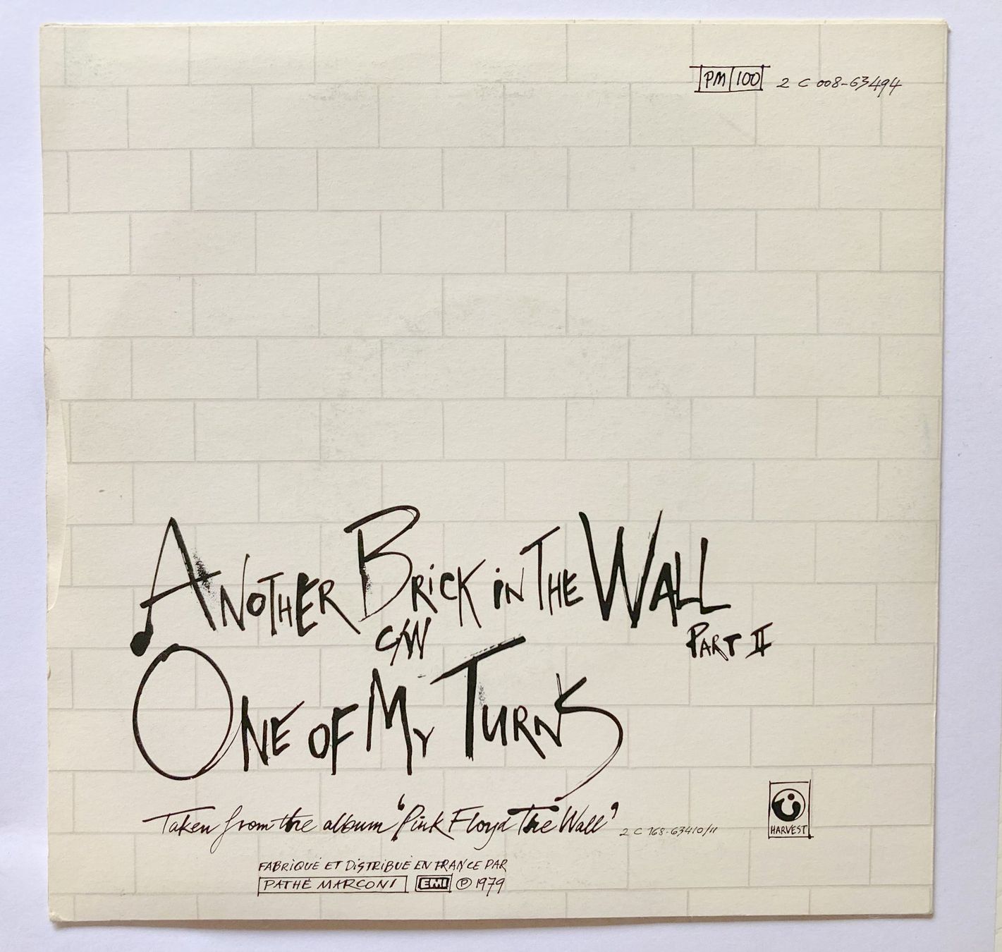 Dischi in vinile: PINK FLOYD - ANOTHER BRICK IN THE WALL PART II – Usato da Bottens venduto da hotter-than-hell 1