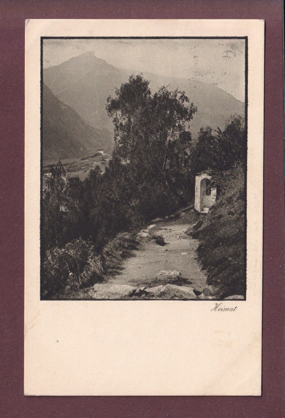 Cartoline postali: HEIMAT - Graubünden - 1919 – Usato da Pully venduto da nicecards