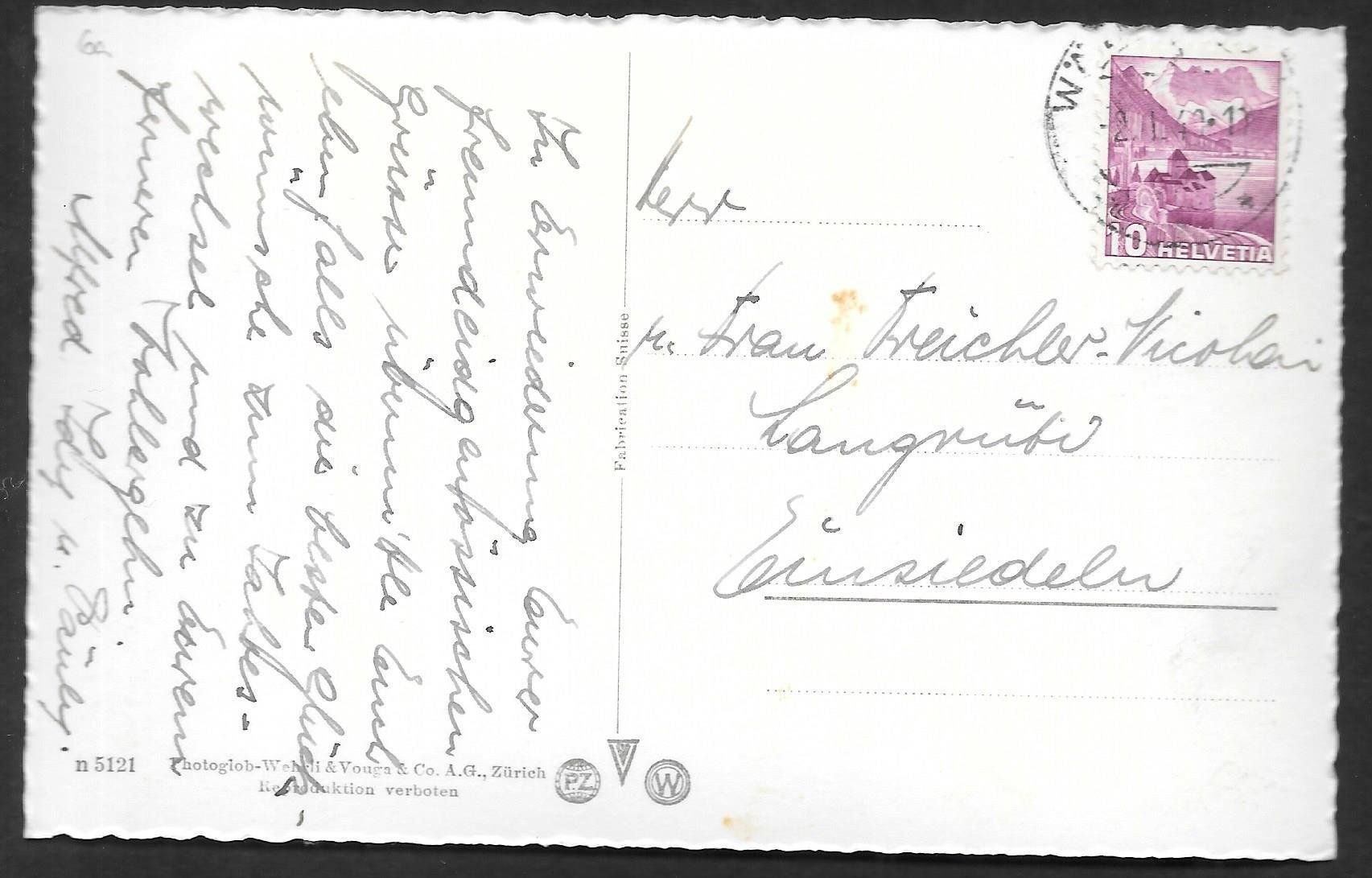 Cartoline postali: Wädenswil Teilansicht – Usato da Olten venduto da clotaldi 1