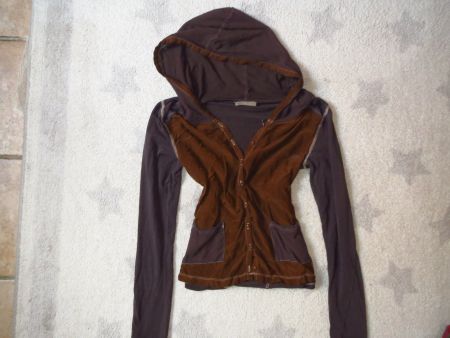 tolle NILE Blusen Jacke Gr XS mit SEIDE