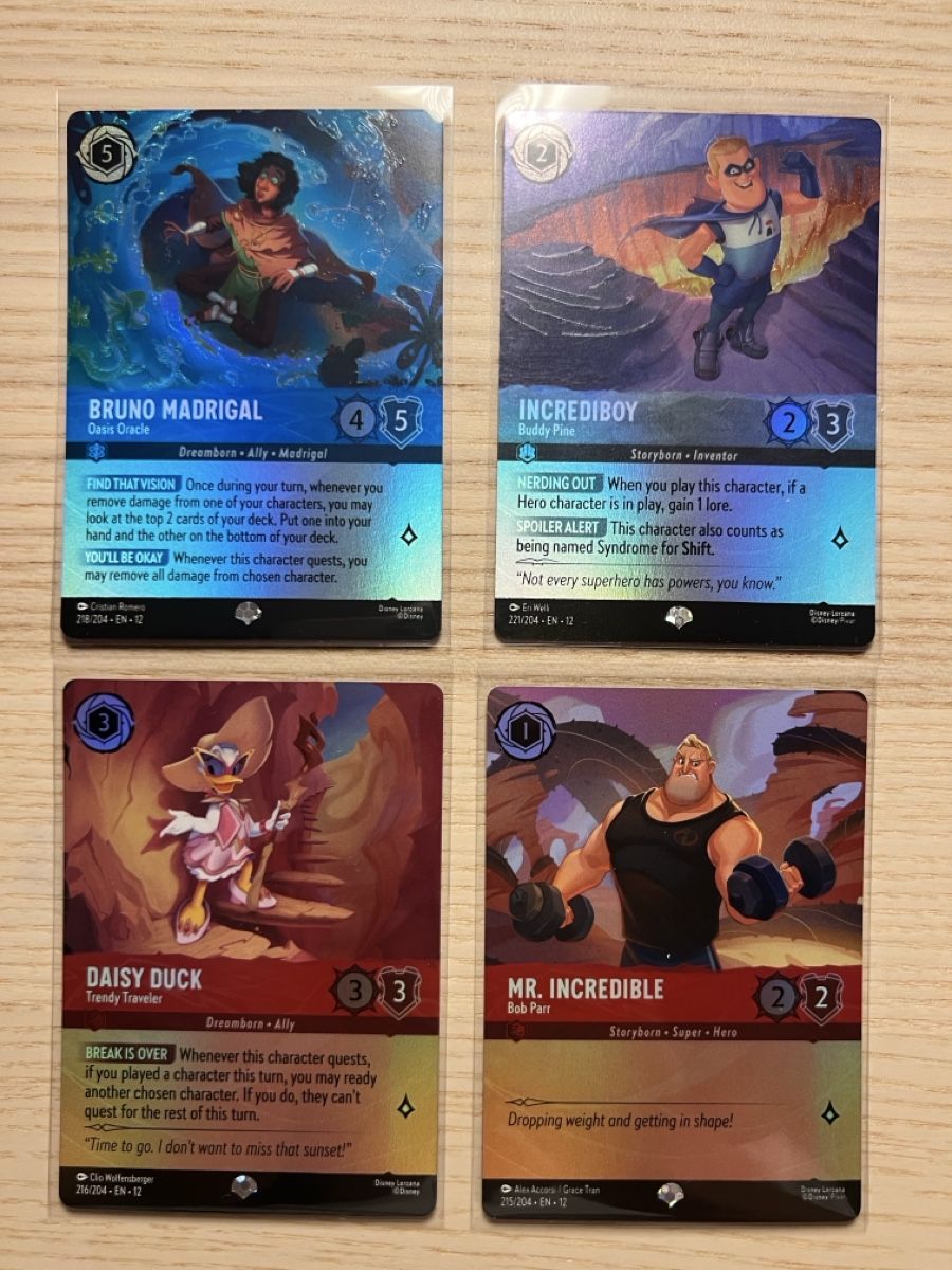 Disney Carte collezionabili: 4x Epic Wilds Unknown EN Set 12 Disney Lorcana – Nuovo (secondo la descrizione) da Rafz venduto da SaintCruz