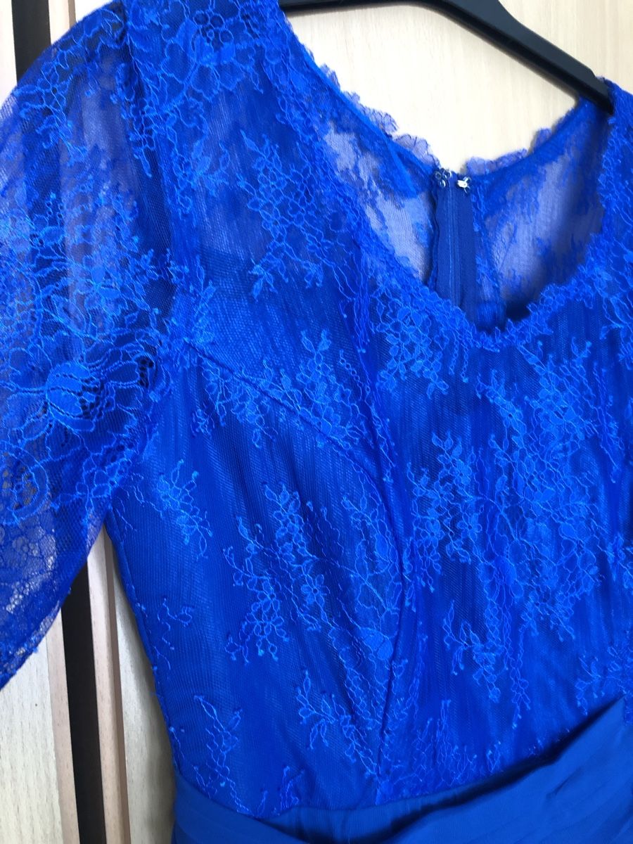 Kleider: Abendkleid blau Gr. 40 – Neu (gemäss Beschreibung) aus Basel von MrsMiri 6