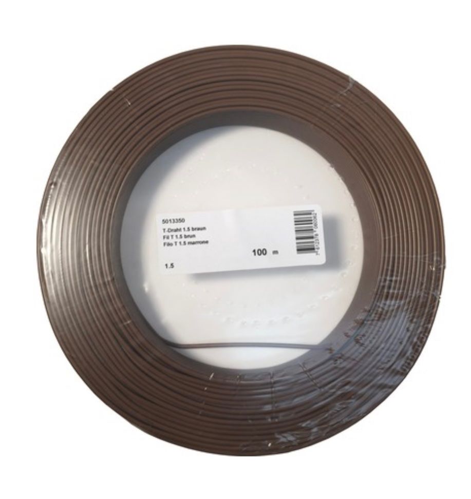 Cavi: T-Draht 1.5mm2 100m Braun – Nuovo e nell'imballaggio originale da Luzern venduto da Elektrogut