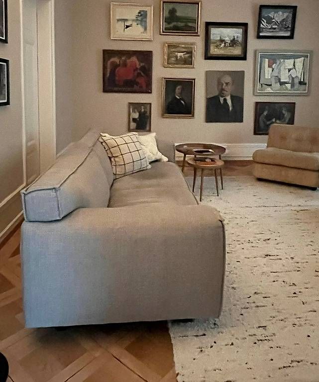 Interio Sofas: Graues Stoffsofa Interio – Gebraucht aus Zürich von tobeyb2010 1