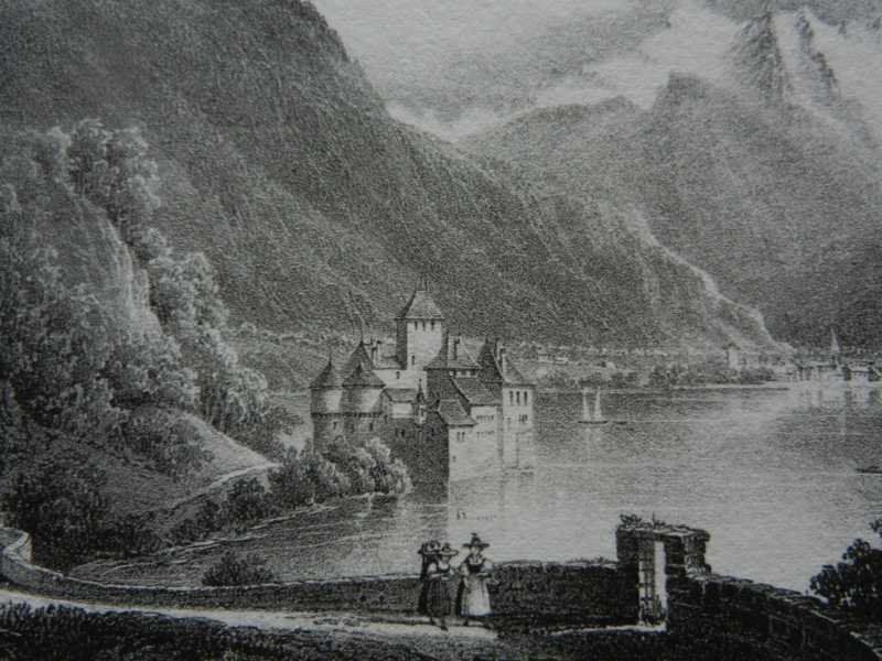Incisioni: Château de Chillon von Dubois – Usato da Risch venduto da Rischli15 9