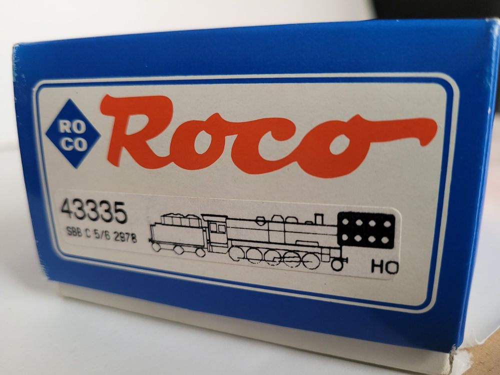 Locomotive ROCO 43335 C 5/6 SBB 2978 continu analogique 8