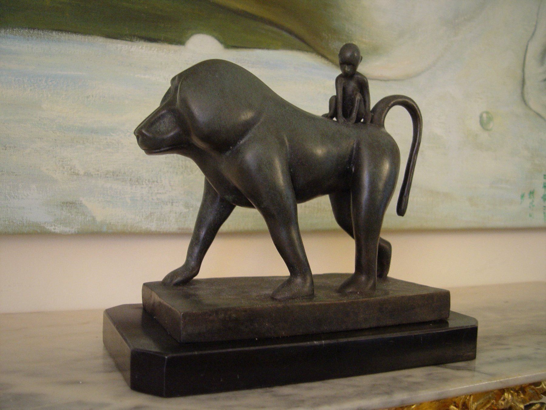 Skulpturen & Statuen: Grosse Bronze Skulptur – Gebraucht aus Rotkreuz von Dobermann5