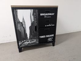 Kommode schwarz, Broadway, New York Style