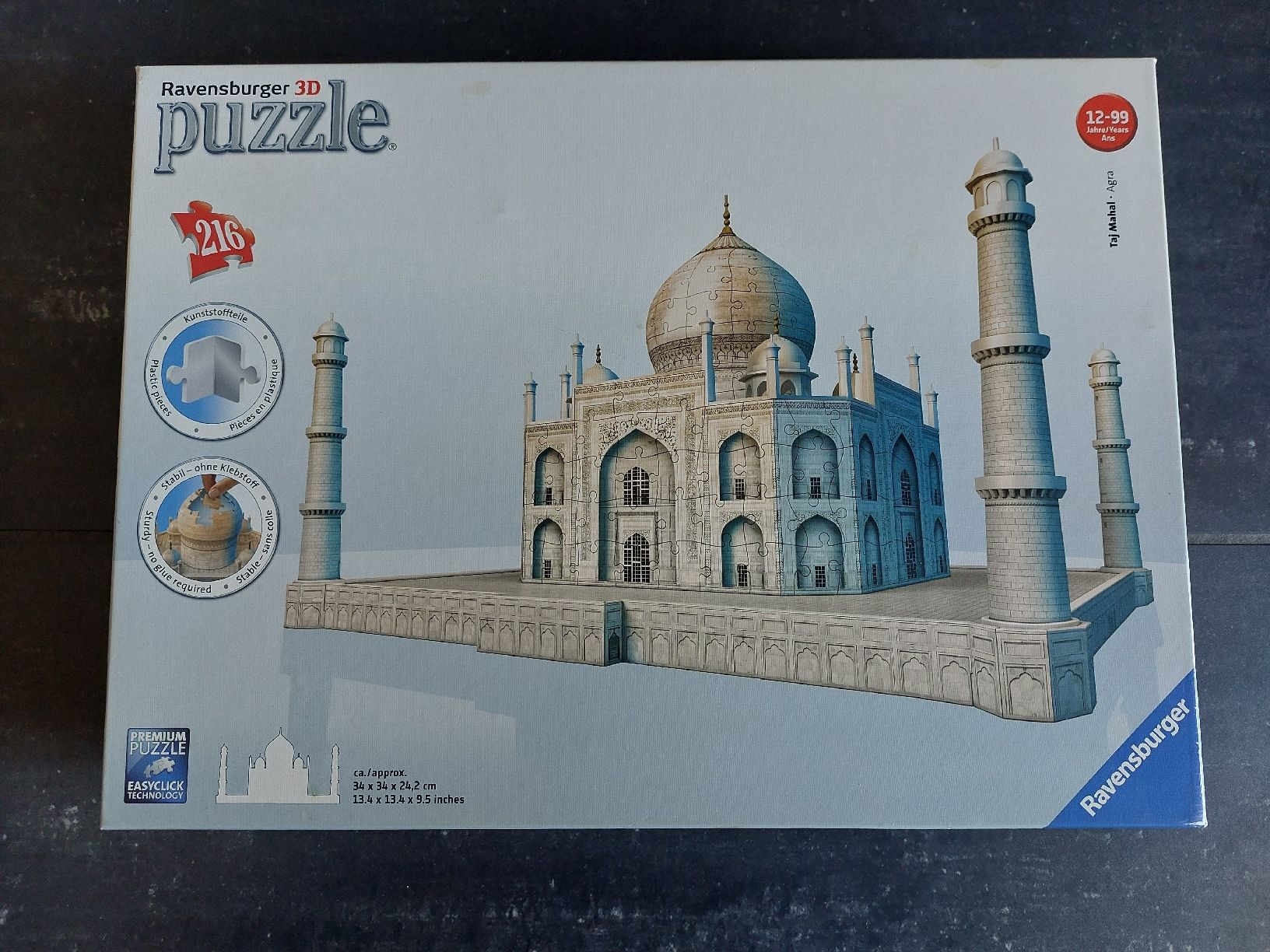 Ravensburger Puzzle: 3D Puzzle Taj Mahal – Nuovo (secondo la descrizione) da Siebnen venduto da LastChanc2